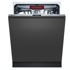   Neff S155HCX29E Beépíthető mosogatógép, 14 teríték,9.5 L,6 prog.,44 dB,D,Felső evőeszk.,60 cm,Digit.kijelző, Autom.ajtónyit.nélkül