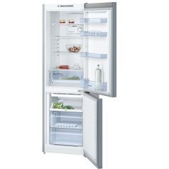   Bosch KGN36NLEA Alulfagyasztós hűtőszekrény E,215L/87L,Nofrost,42 dB,Szél: 60 cm,Mag: 186 cm,Mély: 66 cm