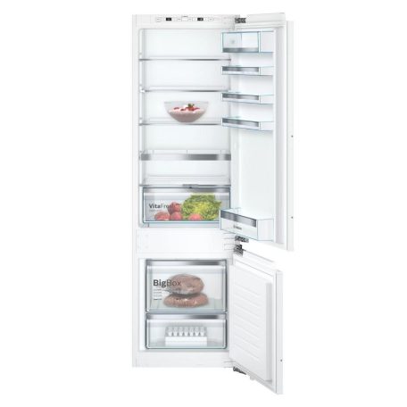 Bosch KIS87AFE0 Beépíthető Alulfagyasztós hűtőszekrény, E,209L/61L,Nofrost nélkül,36 dB,Szél: 56 cm,Mag: 177.5 cm,Mély: 55 cm