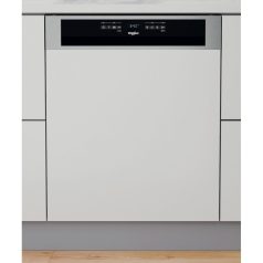   Whirlpool WBO 3T333 P 6.5 X Beépíthető mosogatógép, 14 teríték,6.5 L,10 prog.,43 dB,D,Alsó evőeszk.,60 cm,Digit.kijelző, Autom.ajtónyit.