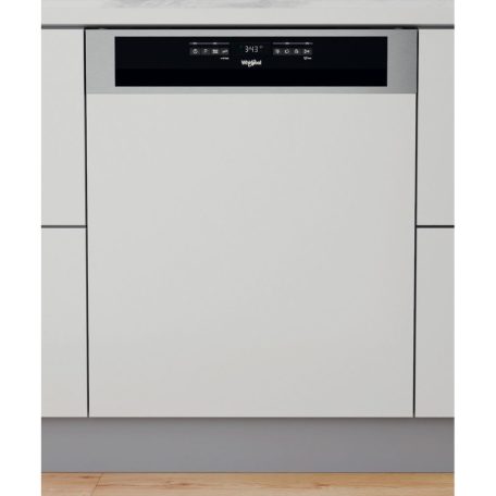 Whirlpool WBO 3T333 P 6.5 X Beépíthető mosogatógép, 14 teríték,6.5 L,10 prog.,43 dB,D,Alsó evőeszk.,60 cm,Digit.kijelző, Autom.ajtónyit.