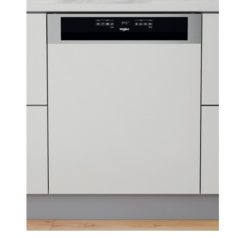   Whirlpool WBO 3O33 PL X Beépíthető mosogatógép, 14 teríték,9.5 L,11 prog.,43 dB,D,Felső evőeszk.,60 cm,Digit.kijelző, Autom.ajtónyit.