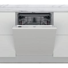   Whirlpool WIC 3C33 PFE Beépíthető mosogatógép, 14 teríték,9.5 L,8 prog.,43 dB,D,Felső evőeszk.,60 cm, Autom.ajtónyit.