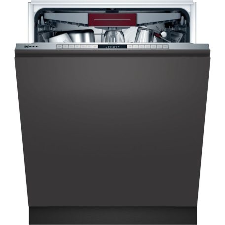 Neff S175ECX12E Beépíthető mosogatógép, 14 teríték,9.5 L,5 prog.,42 dB,D,Felső evőeszk.,60 cm,Digit.kijelző, Autom.ajtónyit.nélkül