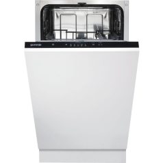   Gorenje GV520E15 Beépíthető mosogatógép, 9 teríték,9 L,5 prog.,47 dB,E,Alsó evőeszk.,45 cm, Autom.ajtónyit.nélkül