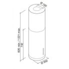 Falmec POLAR LIGHT SZIGET T800 Sziget páraelszívó LED világítás  1 db motor, 710 m3/h,  49-62 dB zajszint,  35 cm széles,  B Energiaosztály