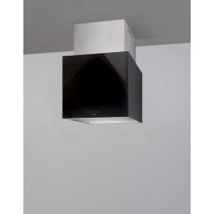   Nodor NORDBREEZE ISLA CUBE GLASS ECO 60 BKSziget páraelszívó LED világítás 1 db motor,645 m3/h,43-67 dB,60 cm széles,A