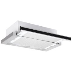   SILVERLINE NEW LINE 1350 60cm feketeBeépíthető Kihúzható páraelszívó LED világítás 2 db motor,483 m3/h,57-68 dB,60 cm széles,E