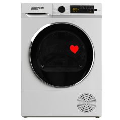   HOMEFORT HSZH71UW Hőszivattyús szárítógép,A++,7 kg,Keskeny mélység,65 dB,Inverter motor nélkül