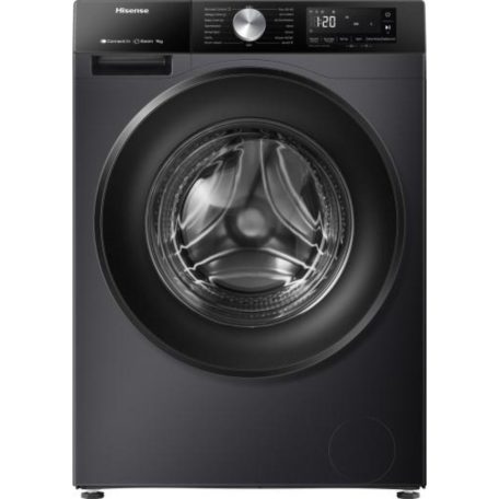 Hisense WF3S9043BB3 Elöltöltős mosógép A,9 kg,Normál mélység,1400 ford/perc,72 dB,Inverter motorral,Gőzfunkció nélkül