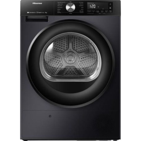 Hisense DH3S902BB3  Hőszivattyús szárítógép A+++,9 kg,64 dB, Inverter motor 