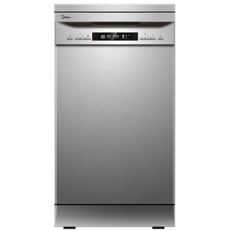 Midea MFD45S350S-HR Szabadonálló mosogatógép,10 teríték,8 L,9 prog.,44 dB,C,Felső evőeszk.,45 cm,Digit.kijelző, Autom.ajtónyit.