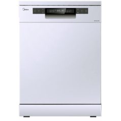   Midea MFD60S229W-HR Szabadonálló mosogatógép,14 teríték,11 L,7 prog.,47 dB,D,Alsó evőeszk.,60 cm,Digit.kijelző, Autom.ajtónyit.