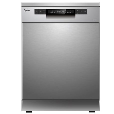 Midea MFD60S229S-HR Szabadonálló mosogatógép,14 teríték,11 L,7 prog.,47 dB,D,Alsó evőeszk.,60 cm,Digit.kijelző, Autom.ajtónyit.