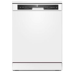   Midea MFD60S120W-HR Szabadonálló mosogatógép,12 teríték,11 L,6 prog.,49 dB,E,Alsó evőeszk.,60 cm,Digit.kijelző, Autom.ajtónyit.nélkül