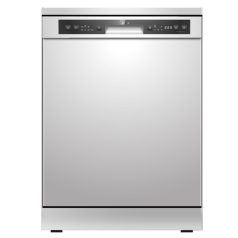   Midea MFD60S120X-HR Szabadonálló mosogatógép,12 teríték,11 L,6 prog.,49 dB,E,Alsó evőeszk.,60 cm,Digit.kijelző, Autom.ajtónyit.nélkül