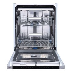   Midea MID60S330-HR Beépíthető mosogatógép, 15 teríték,9.8 L,7 prog.,44 dB,C,Felső evőeszk.,60 cm,Digit.kijelző, Autom.ajtónyit.vel