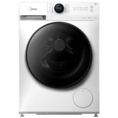   Midea MF200W90WB/W-HRElöltöltős mosógép A,9 kg,Normál mélység,1400 ford/perc,76 dB,Inverter motorral,Gőzfunkció nélkül