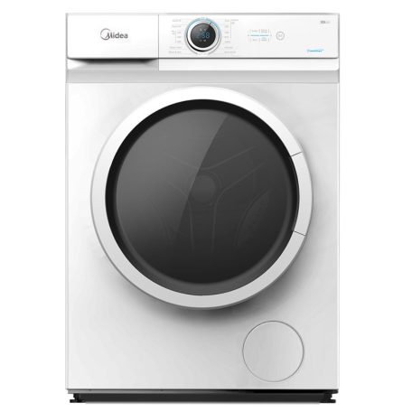 Midea MF100W80B/W-HRElöltöltős mosógép B,8 kg,Normál mélység,1400 ford/perc,76 dB,Inverter motorral,Gőzfunkció nélkül