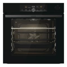   Gorenje BSA6747A04BG Beépíthető Sütő 12 funkcióval,77 L,Teleszkópos sütősín,Gőztisztítás