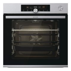   Gorenje BSA6747A04X Beépíthető Sütő 12 funkcióval,77 L,Teleszkópos sütősín,Gőztisztítás