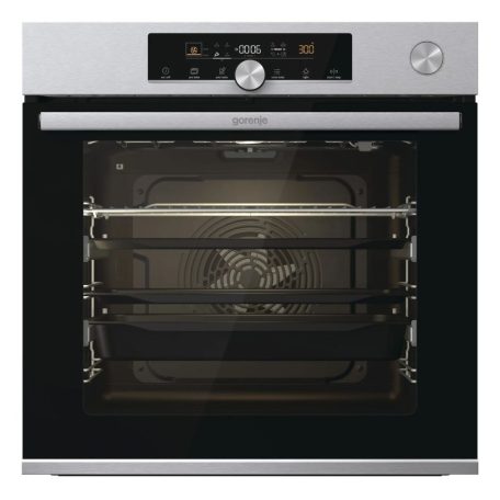 Gorenje BSA6747A04X Beépíthető Sütő 12 funkcióval,77 L,Teleszkópos sütősín,Gőztisztítás