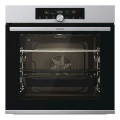   Gorenje BOS6747A01X Beépíthető Sütő 12 funkcióval,77 L,Teleszkópos sütősín,Gőztisztítás