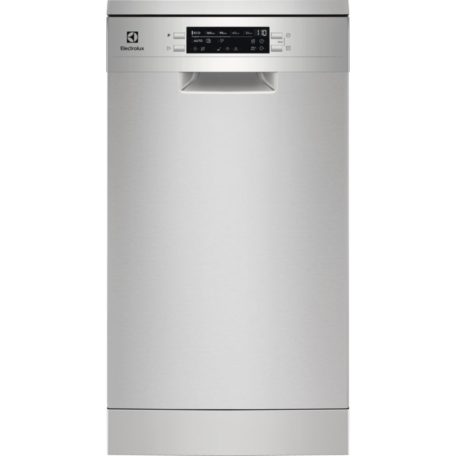 Electrolux ESG43310SX Szabadonálló mosogatógép 10 teríték,9.9 L,8 prog.,45 dB,D,Felső evőeszk.,45 cm,Digit.kijelző, Autom.ajtónyit.