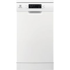   Electrolux ESG42310SW Szabadonálló mosogatógép 9 teríték,9.9 L,8 prog.,45 dB,D,Alsó evőeszk.,45 cm,Digit.kijelző, Autom.ajtónyit.