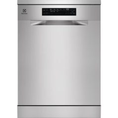   Electrolux ESS47420SX Szabadonálló mosogatógép 13 teríték, 10 L fogyasztás, 8 program,  44 db zajszint, C energiaosztály, Alsó evőeszköztartó kosár, 60 cm, Digit. kijelző