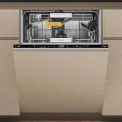   Whirlpool W8I HT40 T Beépíthető mosogatógép, 14 teríték,9.5 L,7 prog.,38 dB,C,Alsó evőeszk.,60 cm,Digit.kijelző, Autom.ajtónyit.