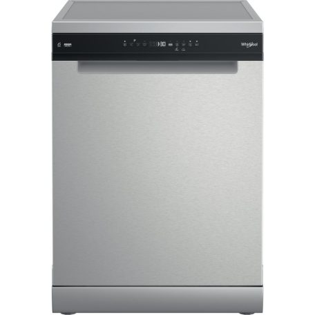 Whirlpool W7F HP33 X Szabadonálló mosogatógép 15 teríték,9.5 L,10 prog.,43 dB,D,Felső evőeszk.,60 cm,Digit.kijelző, Autom.ajtónyit.