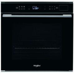   Whirlpool W7 OS4 4S2 H BL Beépíthető Gőzsütő 8 funkcióval,73 L,Teleszkópos sütősín,Hidrolitikus