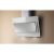 Elica BELT WH/F/80 fehér üveg Fali páraelszívó LED világítás 1 db motor,603 m3/h, 50-68 dB,80 cm széles,C