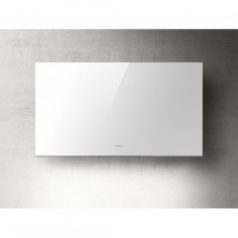   Elica PLAT WH/F/55 fehér üveg Fali páraelszívó LED világítás 1 db motor,730 m3/h, 69 dB,55 cm széles,A