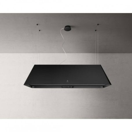 Elica IKONA LIGHT MAXXI BLACK fekete Sziget páraelszívó LED világítás 1 db motor,600 m3/h,67 dB,120 cm széles,A