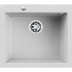   Elleci Quadra 105 AUTOMATA G68 Bianco Gránit mosogatótálca (LGQ10568AUT) Munkalapra szerelhető