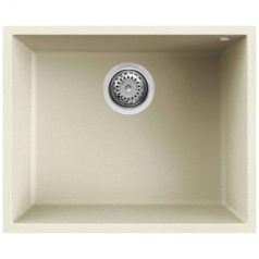   Elleci Quadra 105 G62 Bianco Antico Gránit mosogatótálca,munkalap alá szerelhető (LGQ10562BSO)Munkalap alá szerelhető