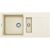Elleci Easy 425 G62 Bianco Antico Gránit mosogatótálca (LGY42562)Munkalapra szerelhető