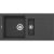 Elleci Easy 425 M70 Nero metal Gránit mosogatótálca (LMY42570)Munkalapra szerelhető