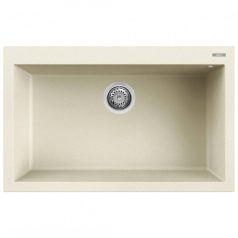   Elleci Quadra 130 G62 Bianco Antico Gránit mosogatótálca (LGQ13062)Munkalapra szerelhető