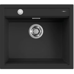   Elleci Best 105 Workstation AUTOMATA G40 Nero Gránit mosogatótálca (LGB10540AUT)Munkalapra szerelhető