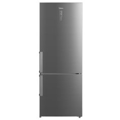   Midea MDRB593FGE02 Alulfagyasztós hűtőszekrény E,316L/119L,Nofrost,41 dB,Szél: 70 cm,Mag: 188 cm,Mély: 66.6 cm