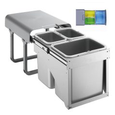   EKOTECH EKKO FRONT 40 - 1x16 liter+2x8 liter Szelektív hulladékgyűjtő