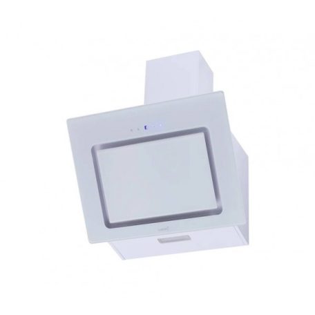 Cata AG6-A600 XGWH fehér üveg Fali páraelszívó LED világítás  1 db motor, 650 m3/h,  60 cm széles,  B Energiaosztály, 