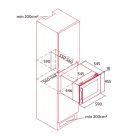Nodor NorCare V-28 BK Beépíthető borhűtő,