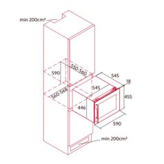 Nodor NorCare V-28 BK Beépíthető borhűtő,