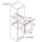 Nodor NorCare V-36 BK Beépíthető borhűtő,