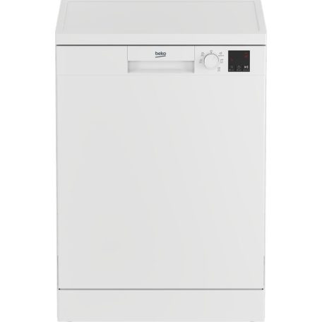 Beko DVN05320W Szabadonálló mosogatógép, 13 teríték,12.9 L,5 prog.,49 dB,E,Alsó evőeszk.,60 cm,Digit.kijelző, Autom.ajtónyit.nélkül