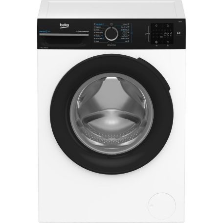 Beko BM3WFSU39413WPBB1 Elöltöltős mosógép A,9 kg,Normál mélység,1400 ford/perc,75 dB,Inverter motorral,Gőzfunkcióval